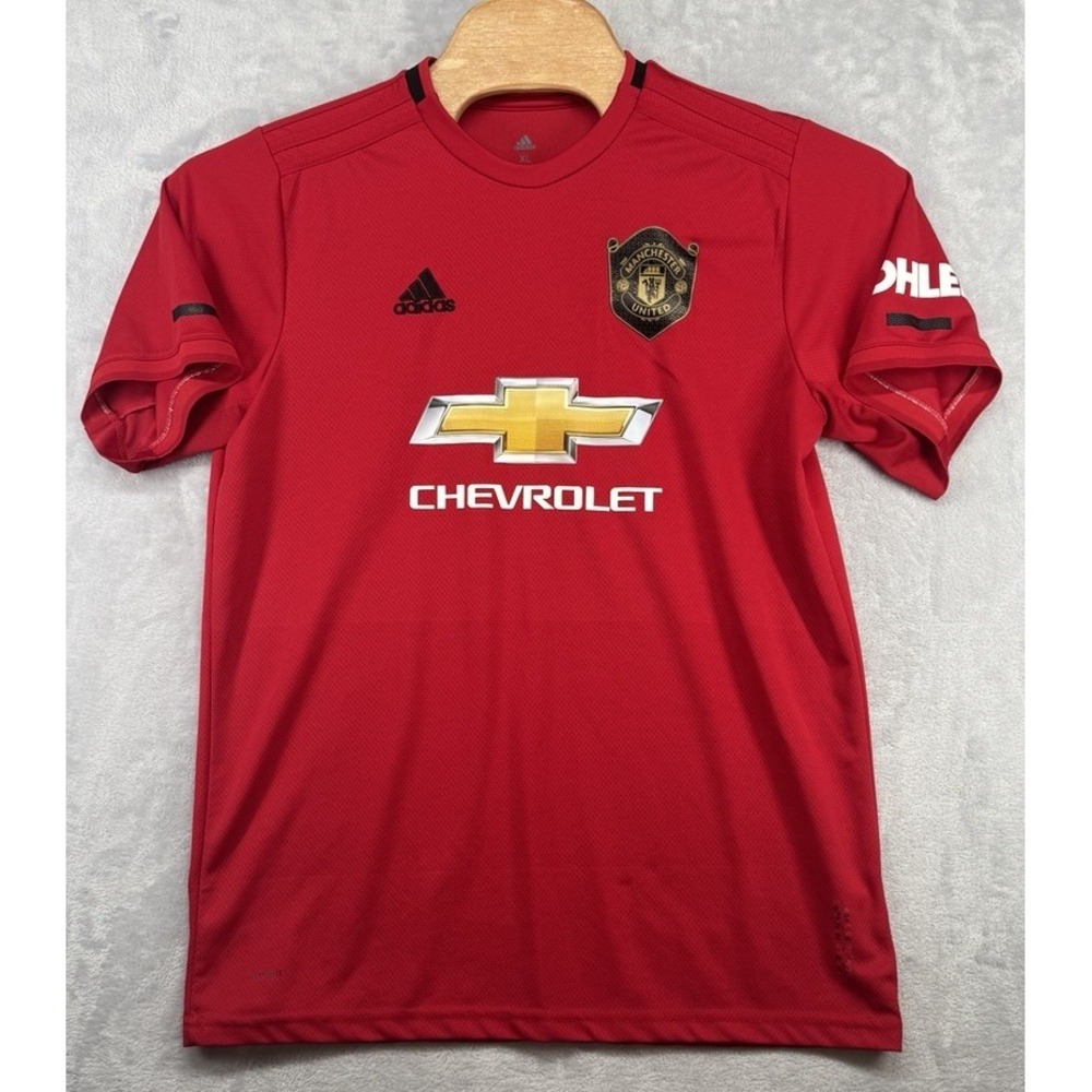 Adidas Manchester United 2019/20 Home Jersey Red Shirt Men's Size XL